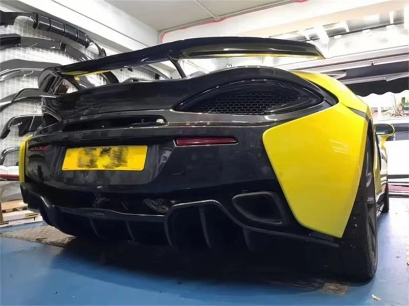 Real Carbon Fiber Rear Trunk Top Spoiler Racing Wing for  540C 570S 570GT NC Style Spoiler